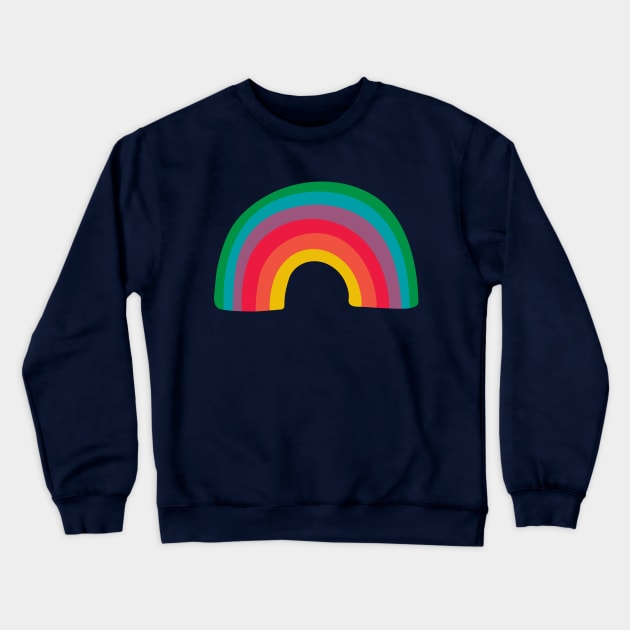 MULTI-COLOUR RAINBOW - UnBlink Studio by Jackie Tahara Crewneck Sweatshirt by UnBlink Studio by Jackie Tahara